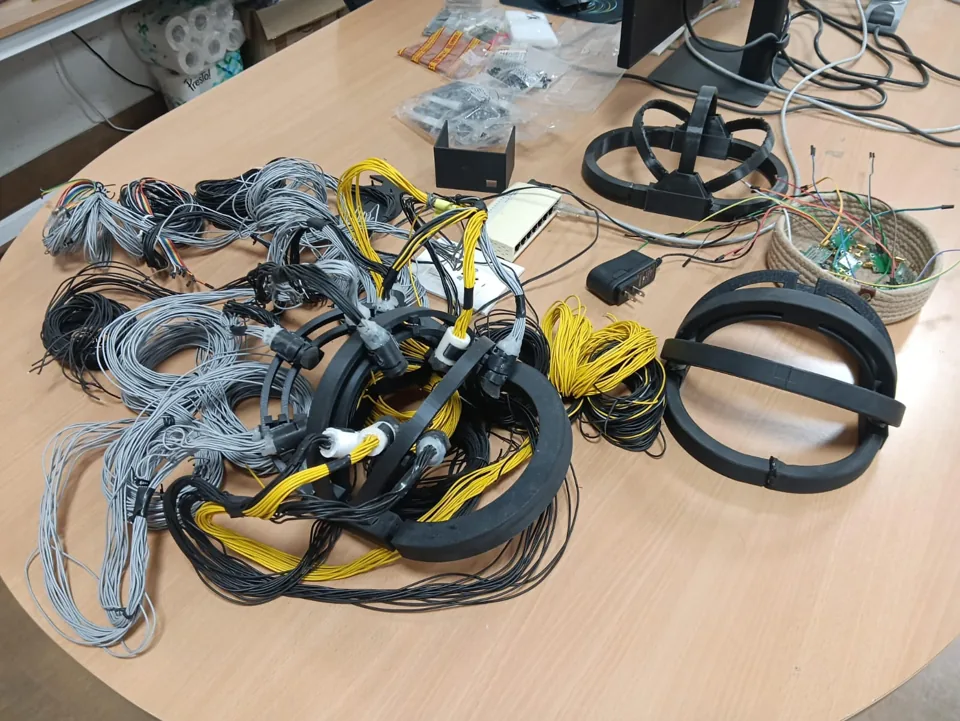 Dodecanogram DDG 1.5 headgear and wiring