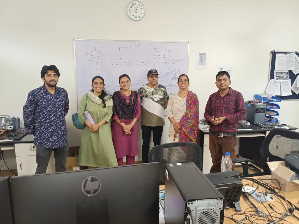 Group photograph during a laboratory event